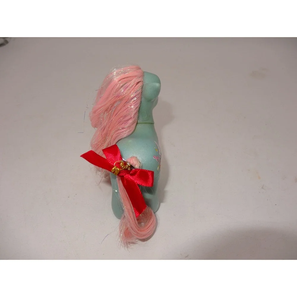 My Little Pony Piccolo Figure‎ With Glitter Hair Teal Pink Hasbro VTG 2002 G3